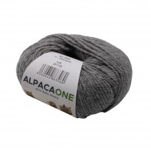 Alpacaone Baby Alpaca wool ball 50g -112m 4-4,5 needle Nm 4/9 crochet yarn, Silver Grey