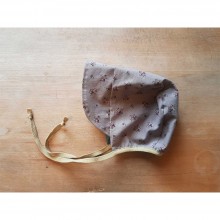 Baby Bonnet Elder – plantal overdyed organic cotton