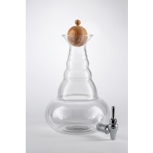 Glass Carafe Beauty 5 Litre with Olive Wood Top