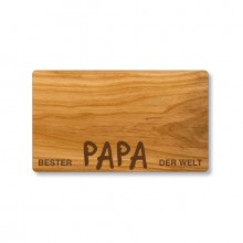 Cutting Board made of Cherry Wood, German engraving Best Dad in the World
