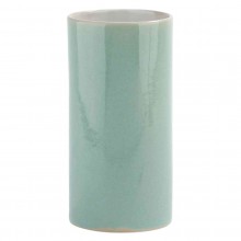 Stoneware Ceramic Cylinder Vases Catharina by Blumenfisch – Turquoise