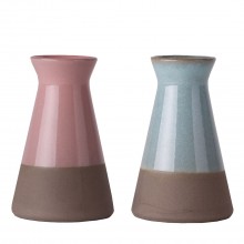 Two-Coloured Stoneware Ceramic Vase for Table Anna by Blumenfisch