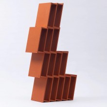 Blumenfisch Shelving System 'Leaning Tower' – Model 2 Orange