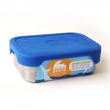 Splash Box – leak-proof stainless steel food container with silicone lid