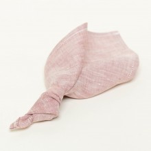 Handkerchief Organic Linen – Rose 1 piece