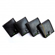 Black Buck 2 vegan leather mens’ wallet, Ecowings