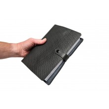 Vegan Leather Notebook Desirable Duck with Handmade Paper