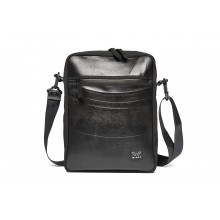 Vegan Leather Laptop Shoulder Bag Reliable Raven
