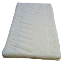 8 cm Filling Chamber Mattress with Organic Grain Filling, 90cm or 100cm Width, various Length