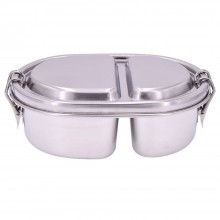 Leakproof Stainless Steel Lunch Box with 2 Compartments 800 ml / 27 oz, Dora‘s Bento Box