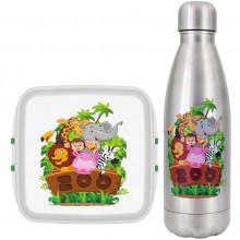 Kids Sustainable Lunchbox-Bottle-Set ZOO