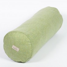 Organic Neck Roll Pillow – Fill with Spelt Husks & Loden Pillowslip – Green