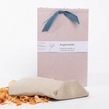 Organic Linen Eye Pillow filled with Amaranth & Swiss Pine – Zero Waste Line – Natural