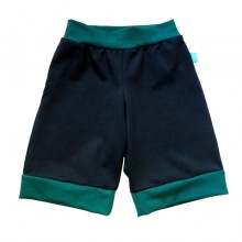 Essential Eco Jersey Shorts Navy/Emerald