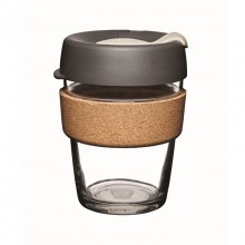 KeepCup Cork Press 12 oz – Refillable Cup made of Glass with Natural Cork Band