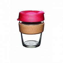 KeepCup Cork Thermal 12 oz – Refillable Cup made of Glass with Natural Cork Band