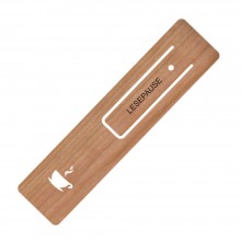 “Lesepause“ Bookmark made of cherry tree wood