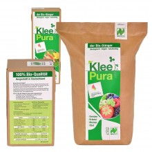 KleePura – vegan organic Fertiliser in different trading units