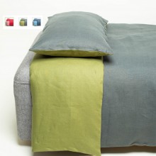Reversible Linen Bedding two-coloured 100% Linen