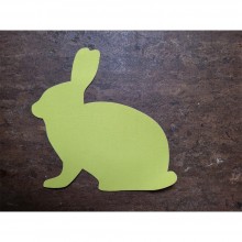 Bunny Sew-on Organic Cotton Patch – Yellow left