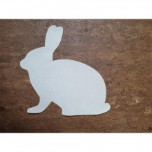 Bunny Sew-on Organic Cotton Patch – Natural left