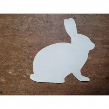 Bunny Sew-on Organic Cotton Patch – Natural right