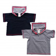 Baby Sailor Shirts Short-Sleeved Shirt, Eco Cotton