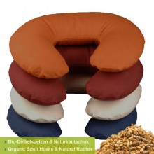Neck Cushion with organic spelt husks and rubber