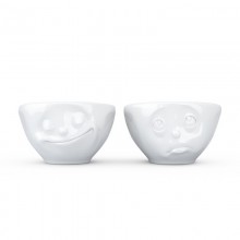 Medium Bowls “Happy & Oh please” 2 pieces