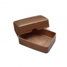 Eco Soap Case made of Liquid Wood, brown