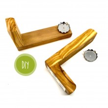 DIY Magnetic Soap Holder made of Olive Wood
