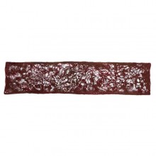 Table Runners made of Recycled Bananas Fibres, Plum