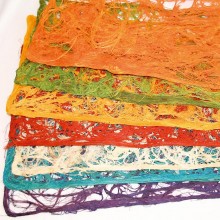 Table Runners made of Recycled Bananas Fibres, various colours