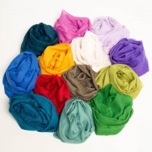 Set of 2 Unisex Wool Scarf 'Sheer' 100% mulesing-free – various colours