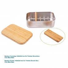 Bamboo Divider 140x62x9 mm for Brunchboxes by Tindobo