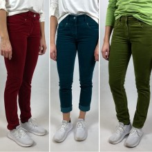 Velveteen Five Pocket Trousers, Organic Cotton, various colours