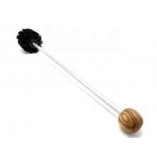 Long Handle Toilet Brush with Olive Wood Ball Handle