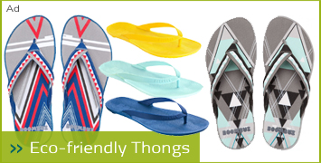 Earth-friendly Thongs by Boombuz